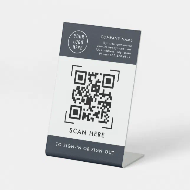 Countertop QR stand
